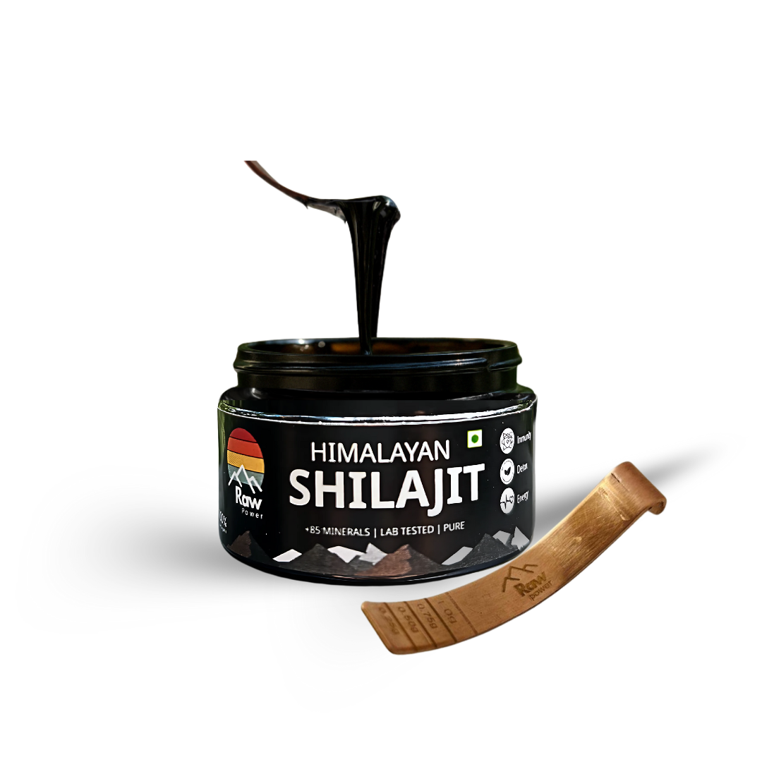 2 x 10g | Raw Power X Shilajit – Total Body Reset + 1 Copper Spoon