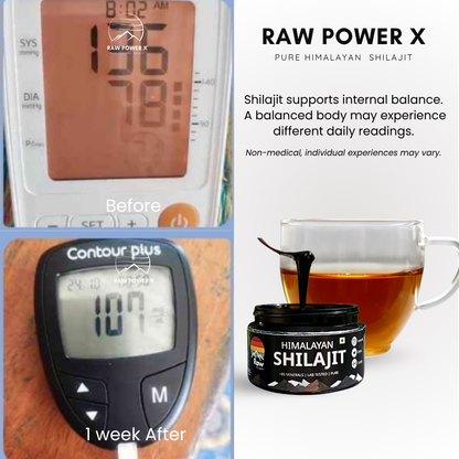 3 x 10g | Raw Power X Shilajit – Total Body Reset + 1 Free Copper Spoon