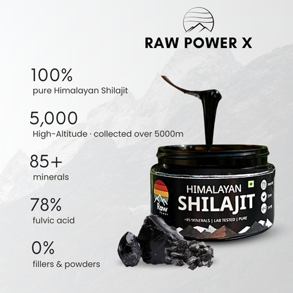 Raw Power X Shilajit 5g – Total body RESET | Travel Edition!