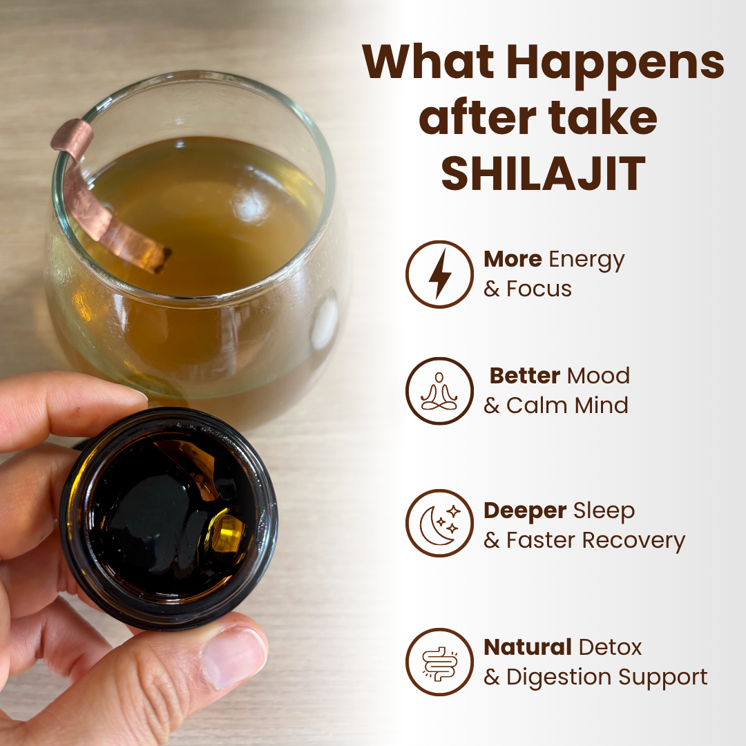 3 x 10g | Raw Power X Shilajit – Total Body Reset + 1 Free Copper Spoon